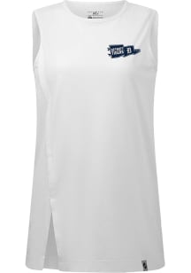 Levelwear Detroit Tigers Womens White Influx Tank Rafters Tank Top