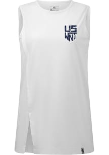 Levelwear USWNT Womens White Influx Scribble Tank Top