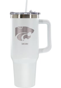 The Memory Company K-State Wildcats Mom 40oz Stainless Steel Tumbler - White