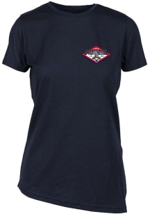 Levelwear Florida Panthers Womens Navy Blue Birch Club Patch Short Sleeve T-Shirt