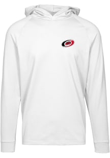 Levelwear Carolina Hurricanes Mens White Dimension Long Sleeve Hoodie