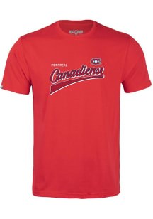 Levelwear Montreal Canadiens Red Richmond Vintage Short Sleeve T Shirt