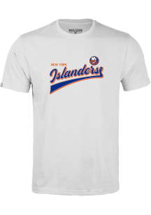 Levelwear New York Islanders White Richmond Vintage Short Sleeve T Shirt