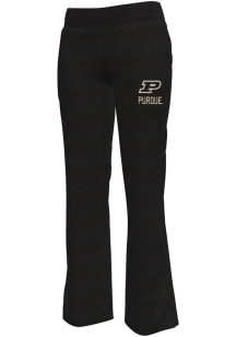 Champion Purdue Boilermakers Womens Fit 'N' Flare Black Sweatpants