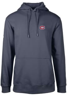 Levelwear Montreal Canadiens Mens Navy Blue Podium Long Sleeve Hoodie