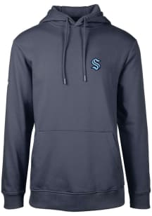 Levelwear Seattle Kraken Mens Navy Blue Podium Long Sleeve Hoodie