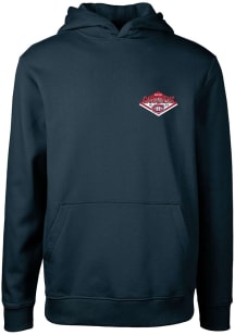 Levelwear Montreal Canadiens Youth Navy Blue Podium Jr Club Patch Long Sleeve Hoodie