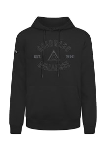 Levelwear Colorado Avalanche Mens Black Podium Abyssal Long Sleeve Hoodie