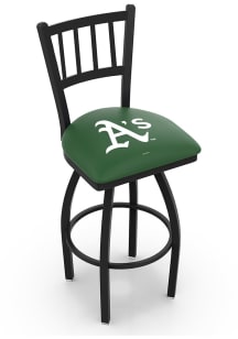 Oakland Athletics Swivel Counter Pub Stool - Black