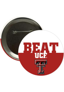 Texas Tech Red Raiders BEAT UCF 3" Button - Red