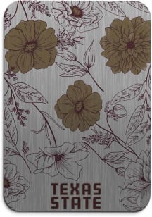 Texas State Bobcats Floral Mousepad