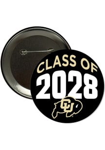 Colorado Buffaloes 3" Class of 2028 Button - Black