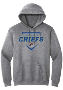 Summit Sportswear Peoria Chiefs Mens Graphite Homeplate Long Sleeve Hoodie