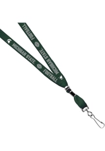 Jardine Michigan State Spartans 3/8 Football Sublimated w/Swivel Hook Lanyard - Green
