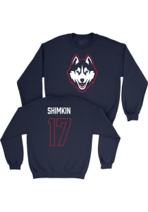 Chloe Shimkin UConn Huskies Mens Navy Blue NIL Legacy Player Crew