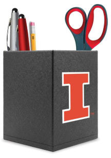 Illinois Fighting Illini Logo Desk Caddy