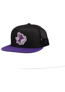 Hooey Tarleton State Texans 5-Panel Logo Trucker Adjustable Hat - Black