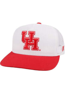 Hooey Houston Cougars 5-Panel Trucker Adjustable Hat - White