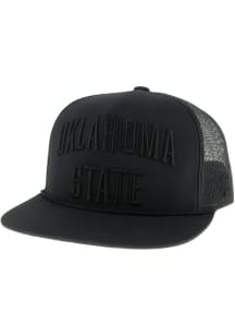 Hooey Oklahoma State Cowboys 5-Panel Trucker Adjustable Hat - Black