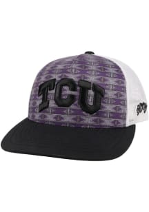 Hooey TCU Horned Frogs 5-Panel Trucker Adjustable Hat - Purple