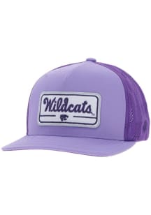 Hooey K-State Wildcats Lavender 5-Panel Rope Trucker Design Mens Snapback Hat