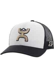 Hooey Purdue Boilermakers 6 panel trucker w/ hooey logo Adjustable Hat - White