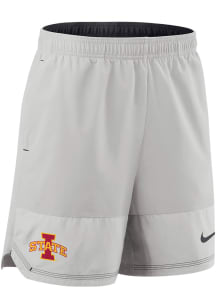 Nike Iowa State Cyclones Mens Ash Dri-Fit Woven Shorts