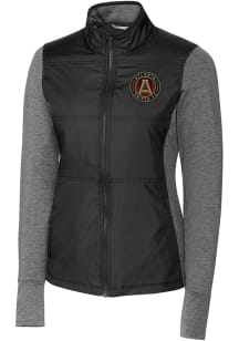 Cutter and Buck Atlanta United FC Womens Black Stealth Light Weight Jacket