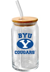 BYU Cougars 16oz Pint Glass - Navy Blue
