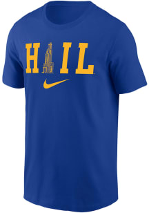 Nike Pitt Panthers Blue Hail Pitt Short Sleeve T Shirt