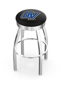 Grand Valley State Lakers 3 Ring Chrome Seat Pub Stool - Silver