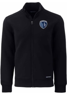 Cutter and Buck Sporting Kansas City Mens Black Roam Big and Tall Light Weight Jacket