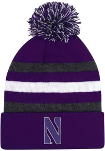 LogoFit Northwestern Wildcats Dark Grey Halftime Youth Knit Hat