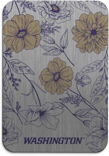 Washington Huskies Floral Mousepad