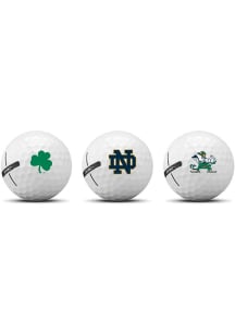 Notre Dame Fighting Irish 3 Pack Multi Logo Golf Balls