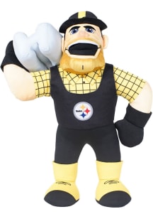 Pittsburgh Steelers 14 Inch Mascot Plush - Black