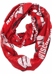 Wisconsin Badgers  Mens Scarf