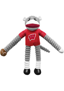 Wisconsin Badgers Monkey Pet Toy