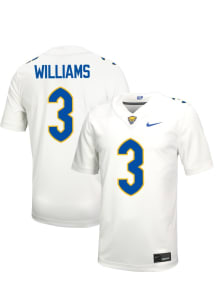 Jalynn Williams  Nike Pitt Panthers White Football Football Name And Number Football Jersey