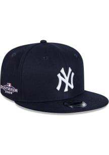 New Era New York Yankees Navy Blue 2026 Postseason Side Patch 9FIFTY Snap Mens Snapback Hat
