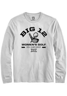 Summit Sportswear Big 12 White 2026 Women's Golf Championship Long Sleeve T Shirt