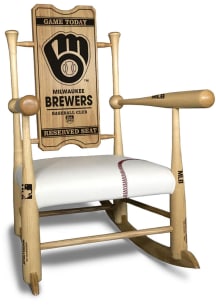 Milwaukee Brewers Memories and Dreams Baseball Bat Rockers