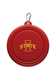 Iowa State Cyclones Collapsible Silicone Dog Pet Bowl Cardinal