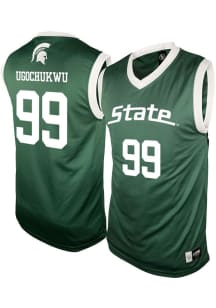 Divine - Collins Ugochukwu  Genuine Collective Michigan State Spartans Green NIL Jersey