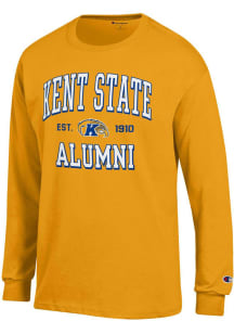 Champion Kent State Golden Flashes Gold Est Date Alumni Jersey Long Sleeve T Shirt