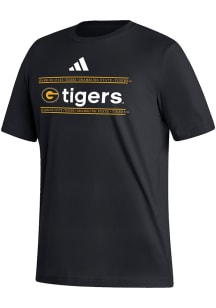 Adidas Grambling State Tigers Black Heat Seal Fresh Short Sleeve T Shirt