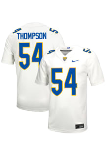 Justin Thompson  Nike Pitt Panthers White NIL Name And Number Football Jersey