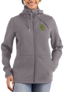 Cutter and Buck Baylor Bears Womens Graphite Epic Comfort Full Zip Light Weight Jacket