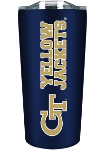 GA Tech Yellow Jackets 18oz Soft Touch Stainless Tumbler - Navy Blue