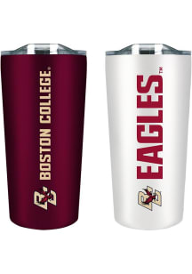 Boston College Eagles Set of 2 18oz Soft Touch Stainless Tumbler - Burgundy
